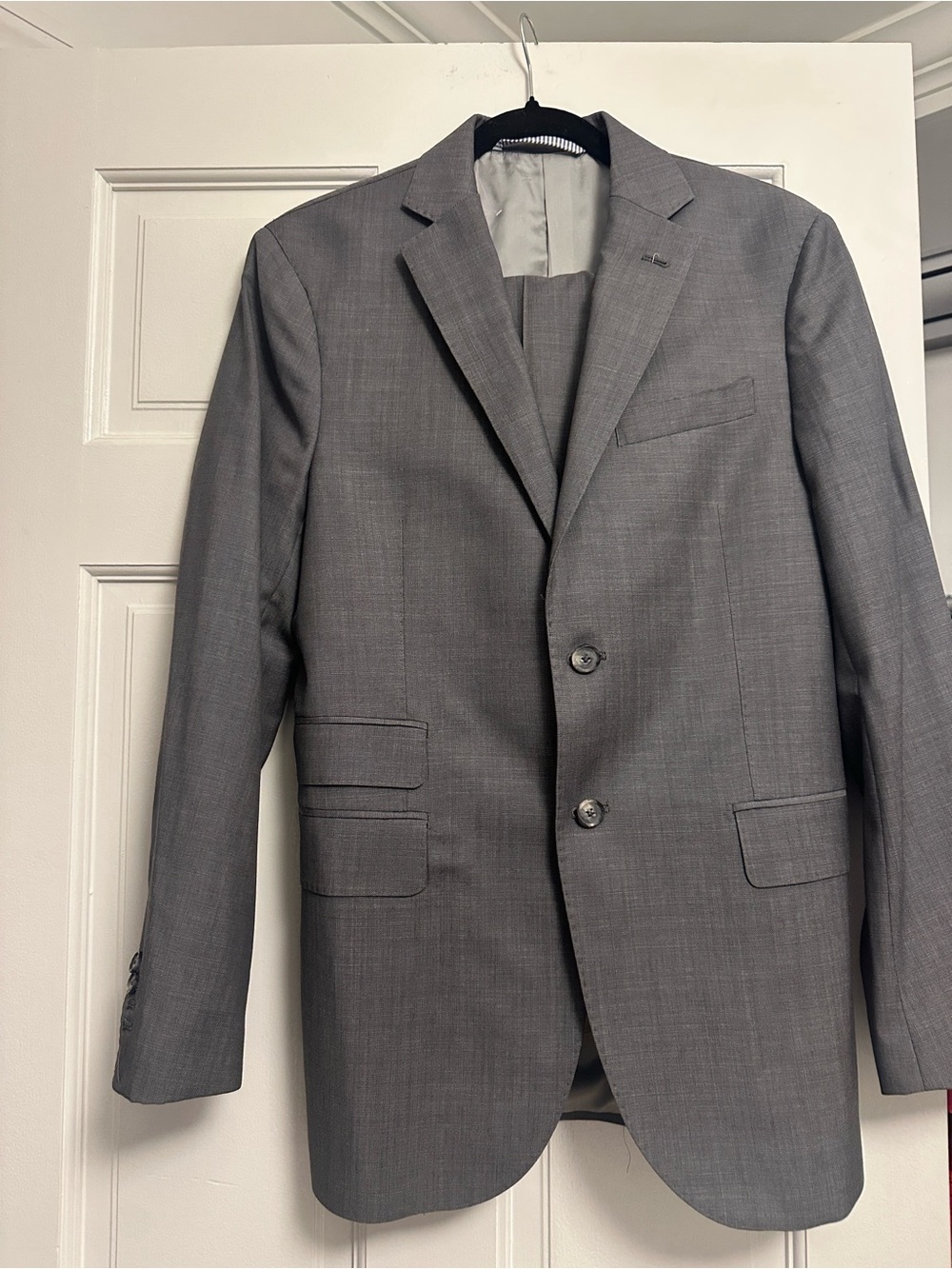 Michael Bastian Gray Two-Button Men's Suit Jacket 38R 31W